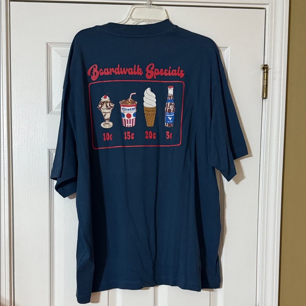 NWT Coach Boardwalk Specials Graphic T-Shirt XL